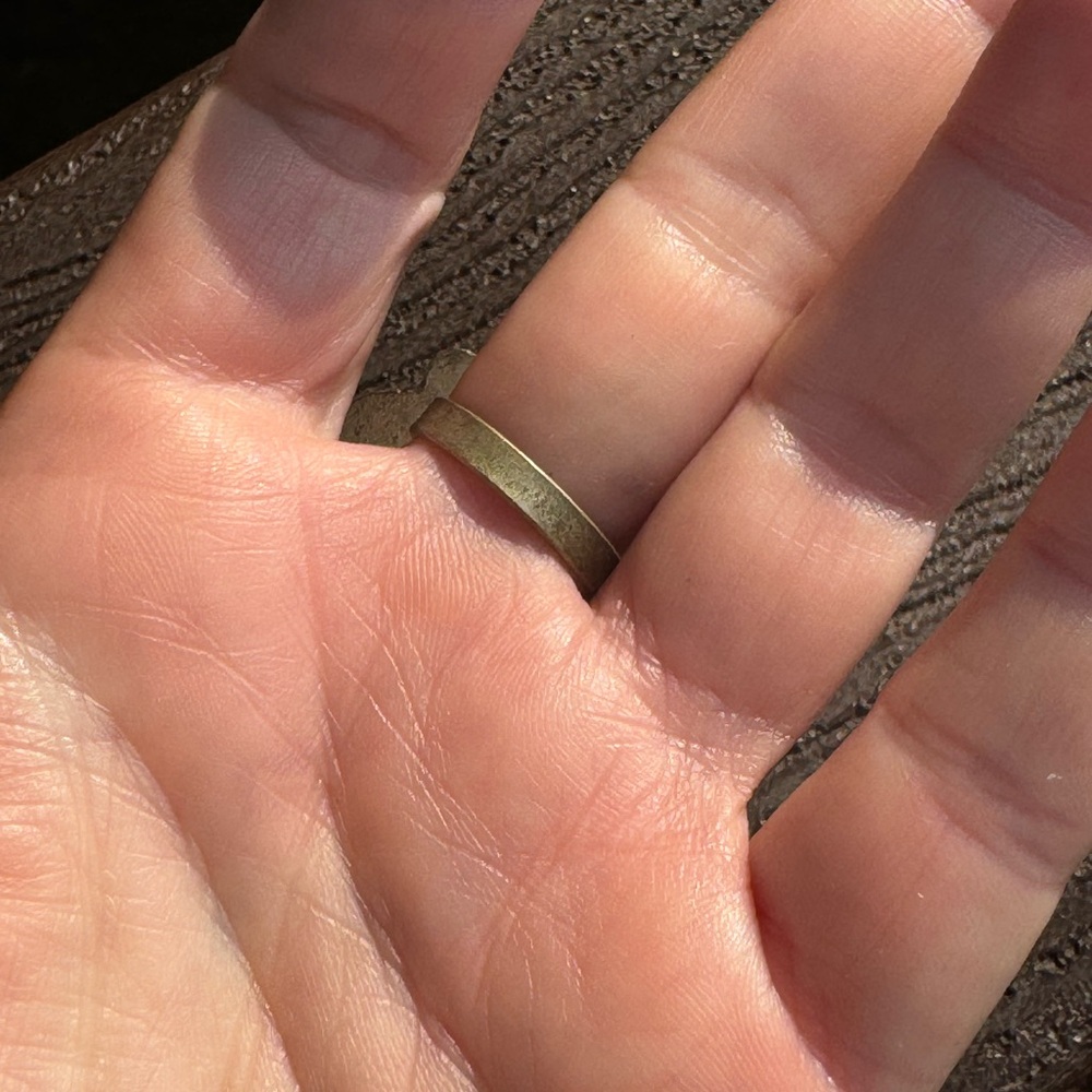 Turquoise Silver Tone Statement Ring - image 3